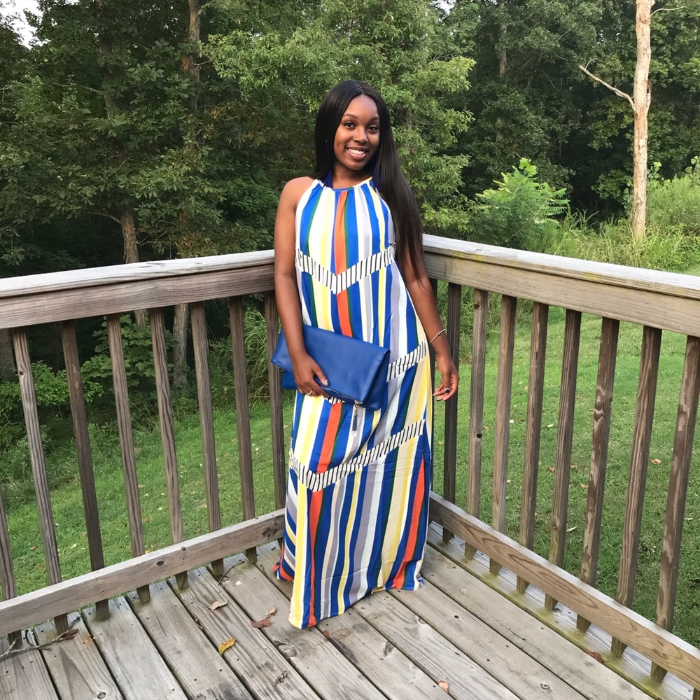 Royal Multi Color Dress